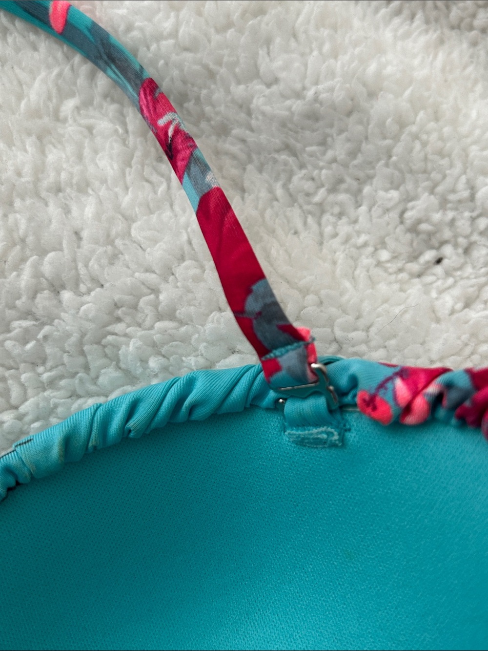 H&M Floral Bandeau Swim Top - Picture 9 of 9